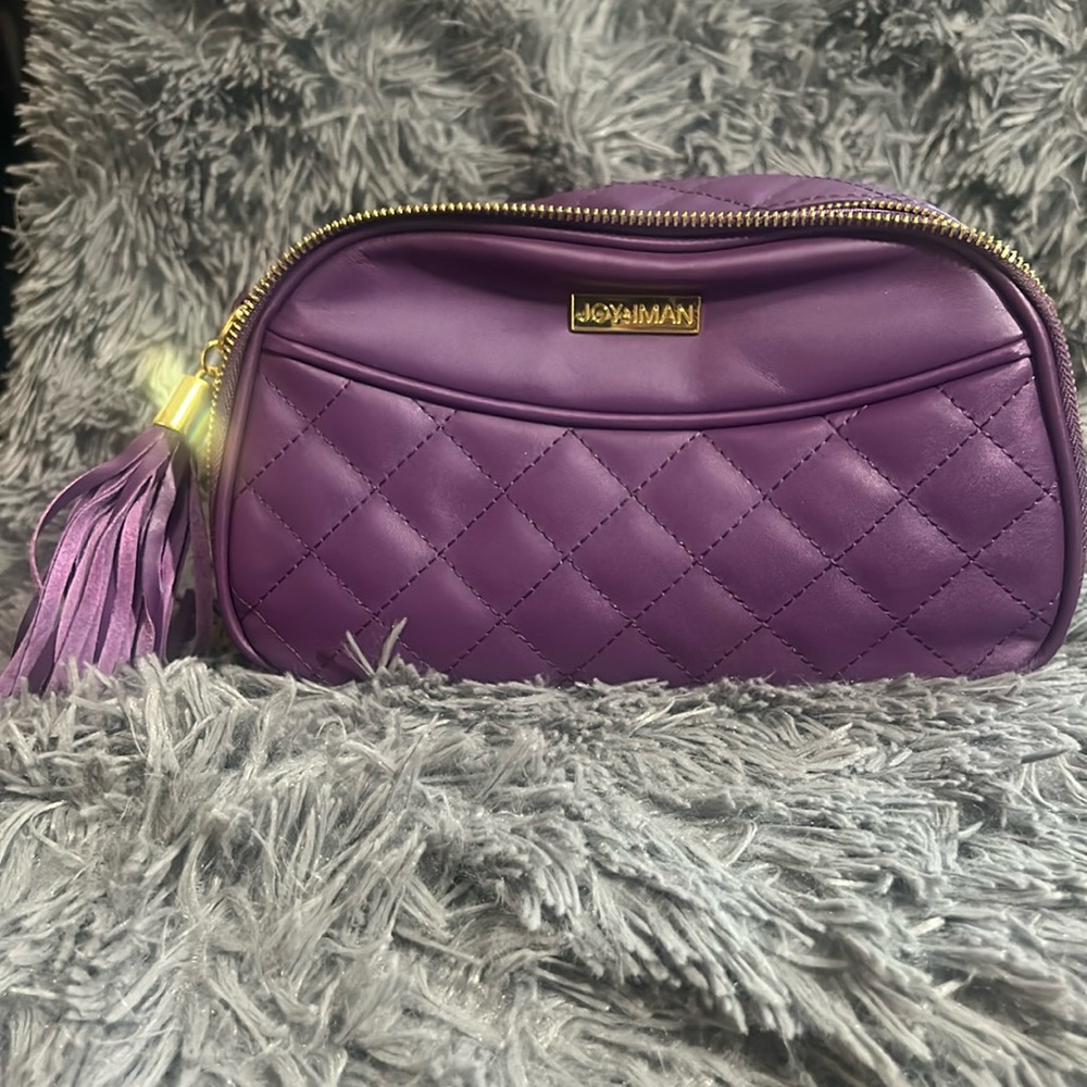 Purple Quilted Purse with So Much Space